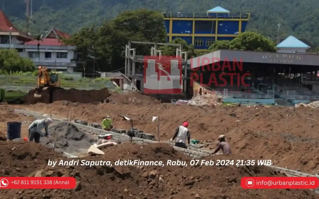 Jual Geotextile Non Woven merk Urban Plastic untuk Proyek Renovasi Stadion Gelora Kie Raha Ternate di Kota Ternate Maluku Utara Indonesia Mengoptimalkan Proyek